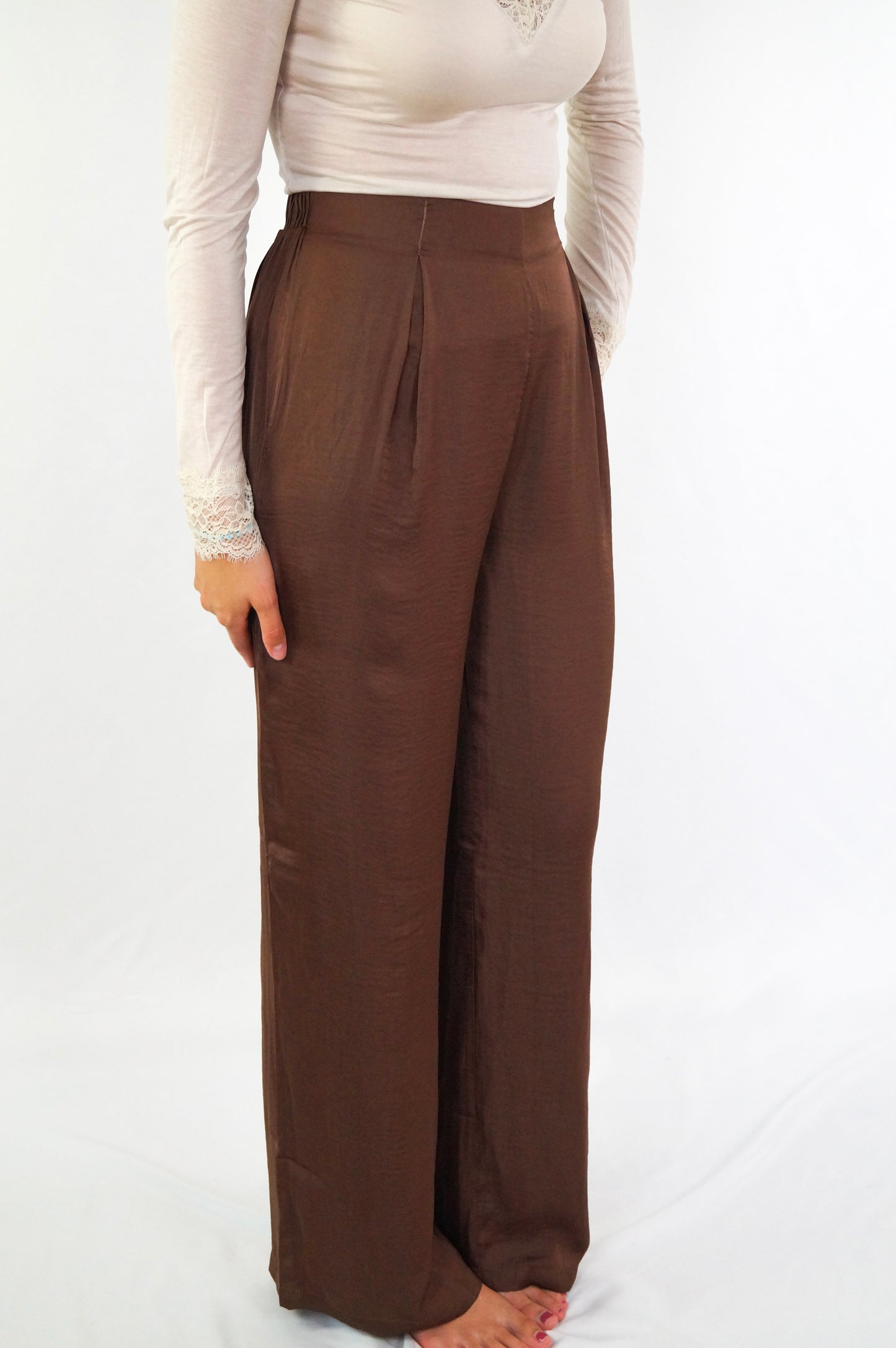 MOCHA WIDE LEG Hose