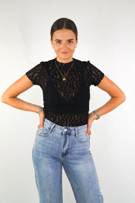 MIDNIGHT LACE Top