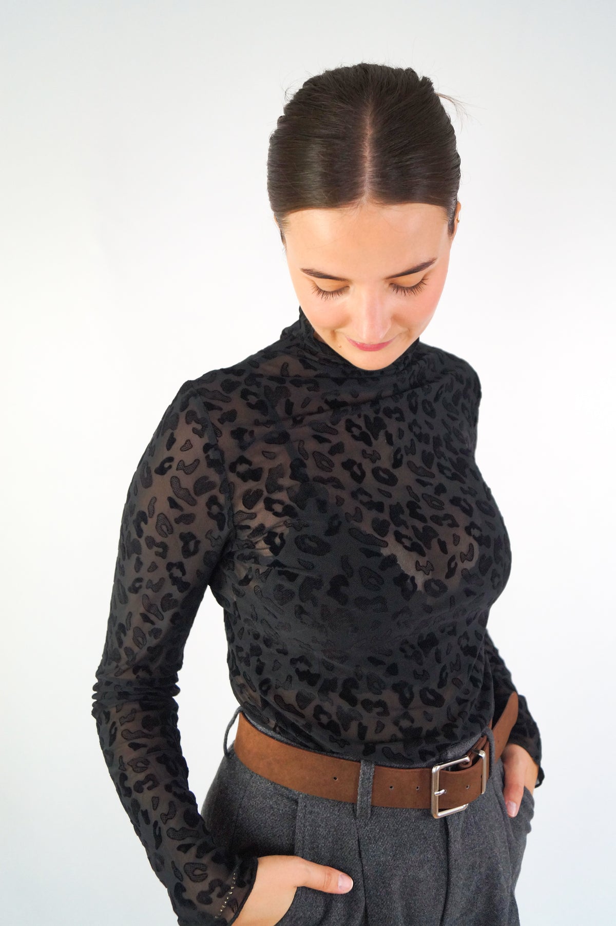 MIDNIGHT LEO Mesh Longsleeve