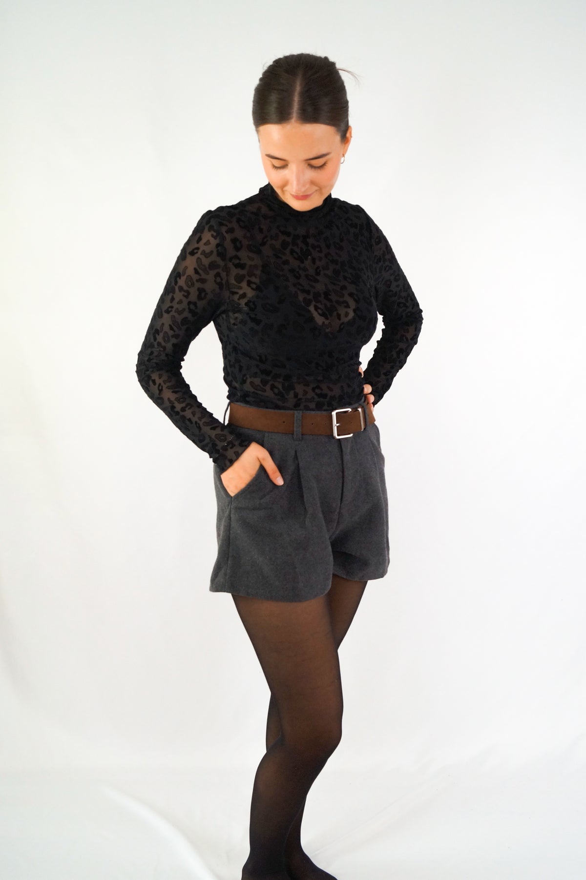 MIDNIGHT LEO Mesh Longsleeve