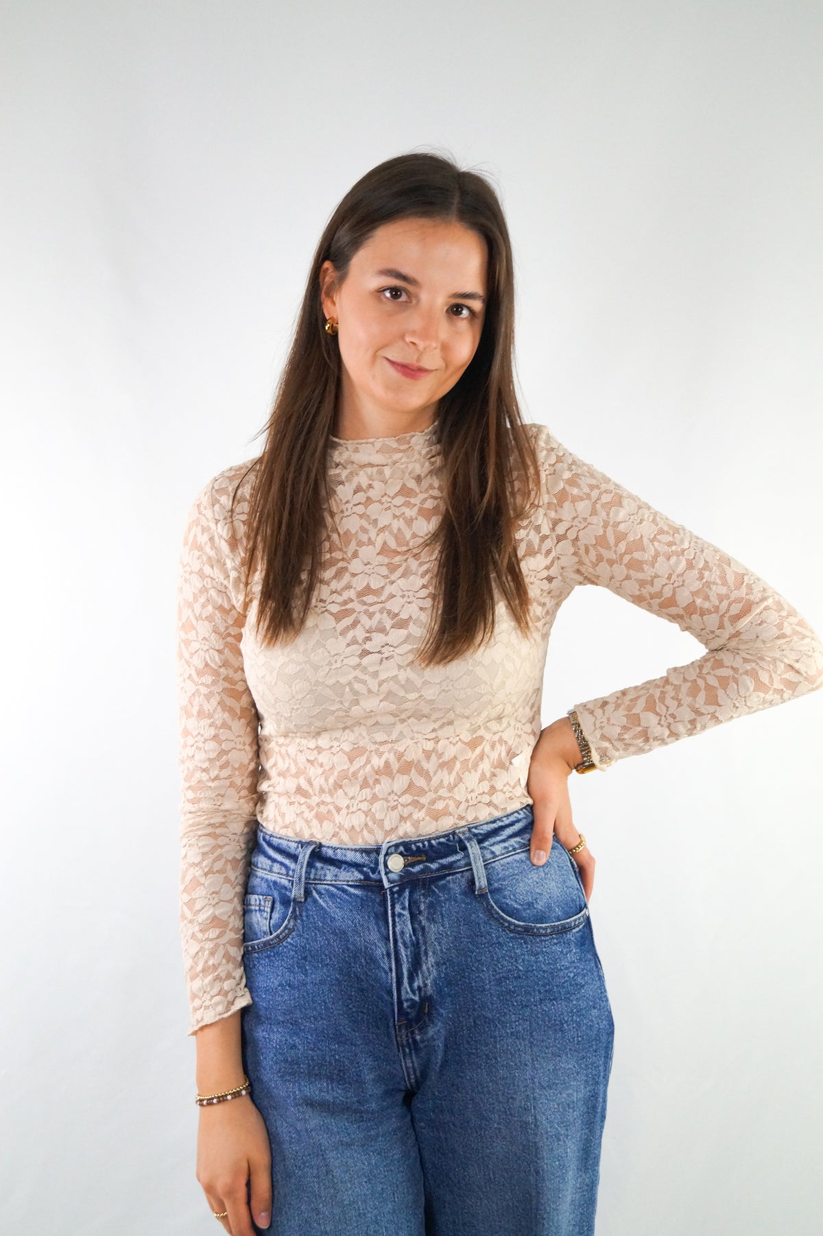 FLOWER LACE Longsleeve
