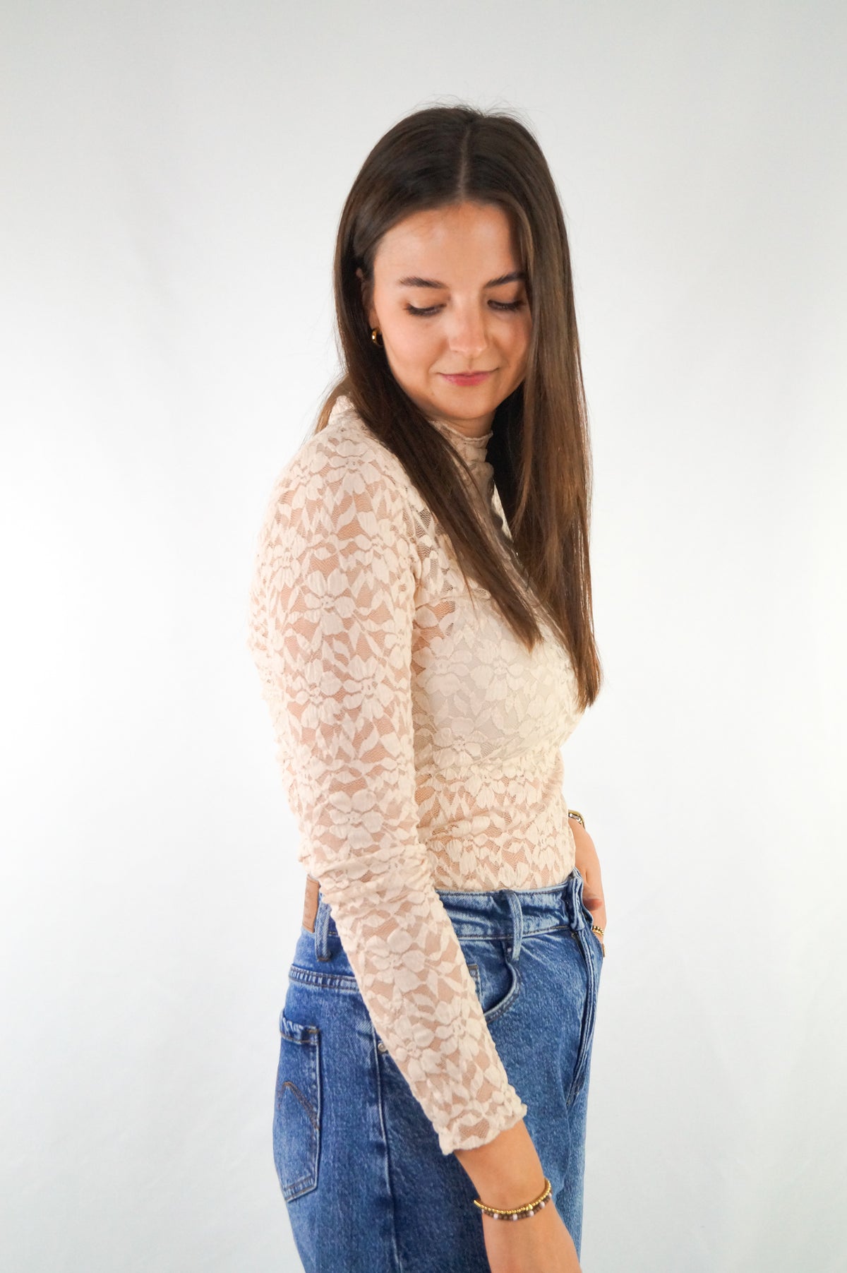 FLOWER LACE Longsleeve