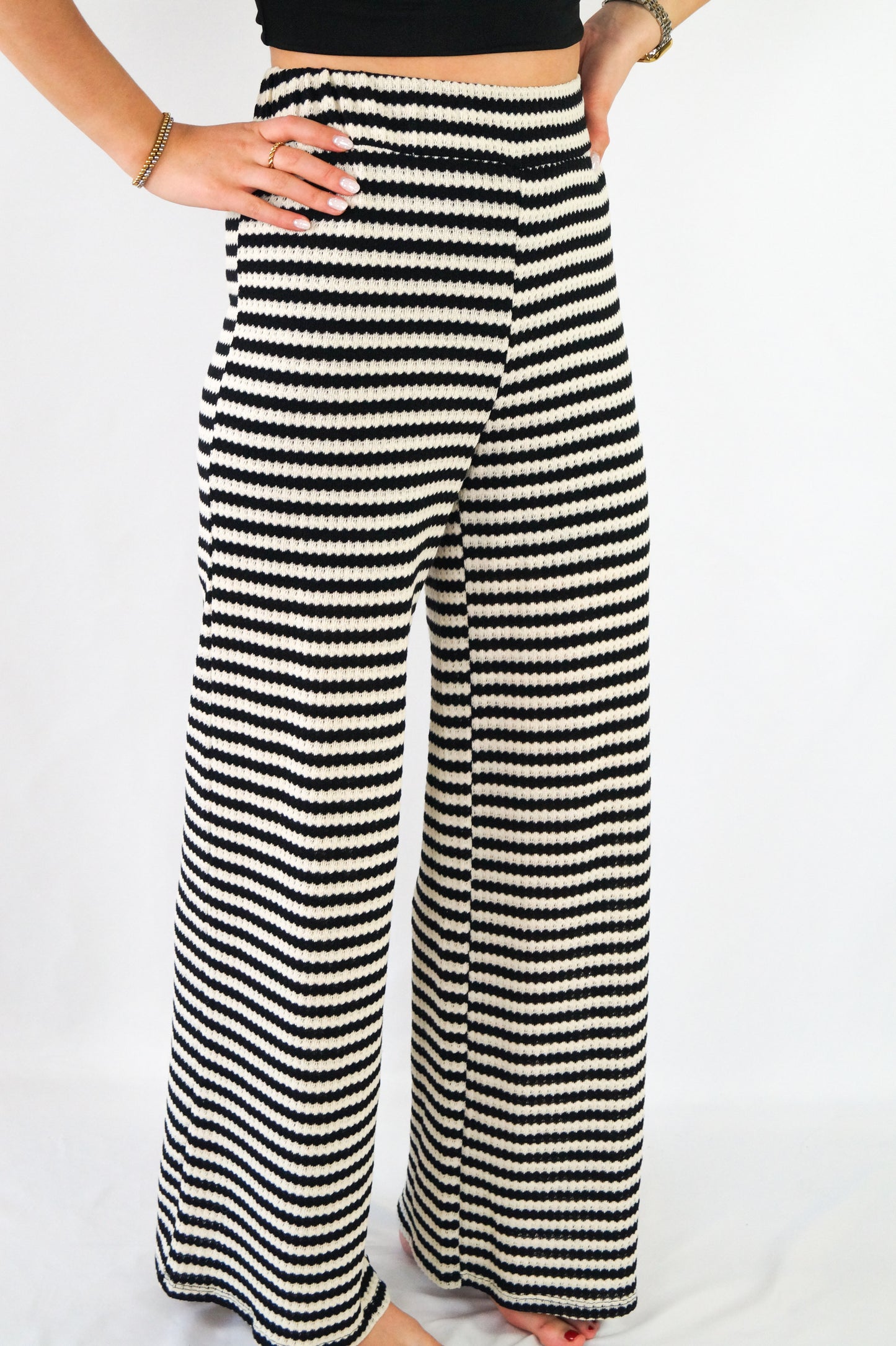 SUMMER STRIPES Strickhose