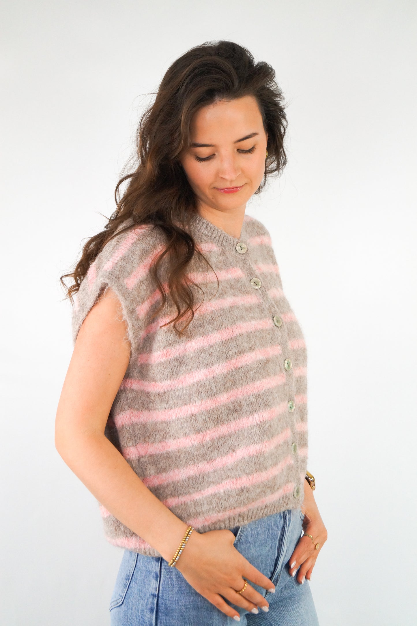 SOFT STRIPE Strickweste