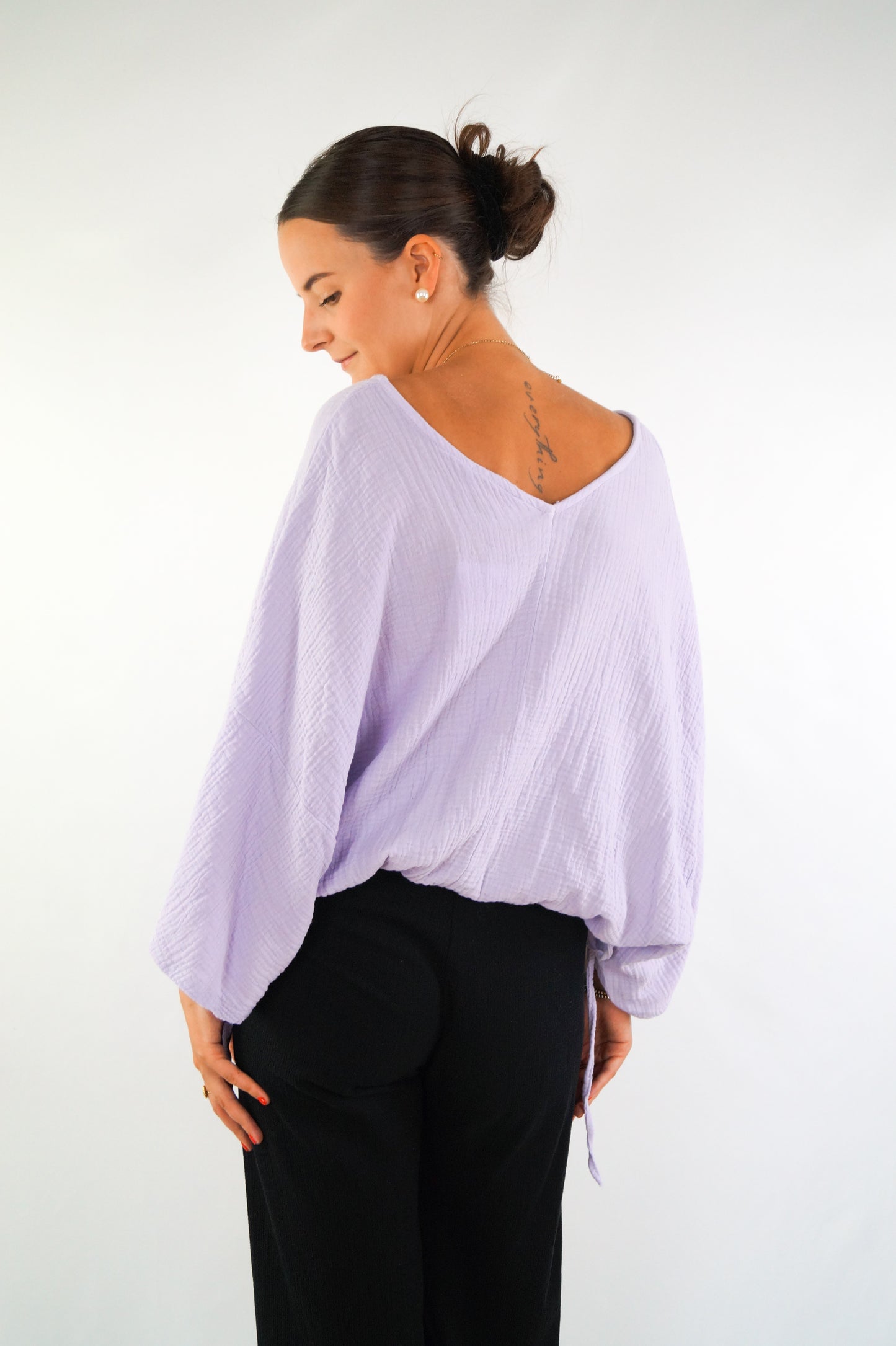 CLOUD LIGHT Musselin-Bluse