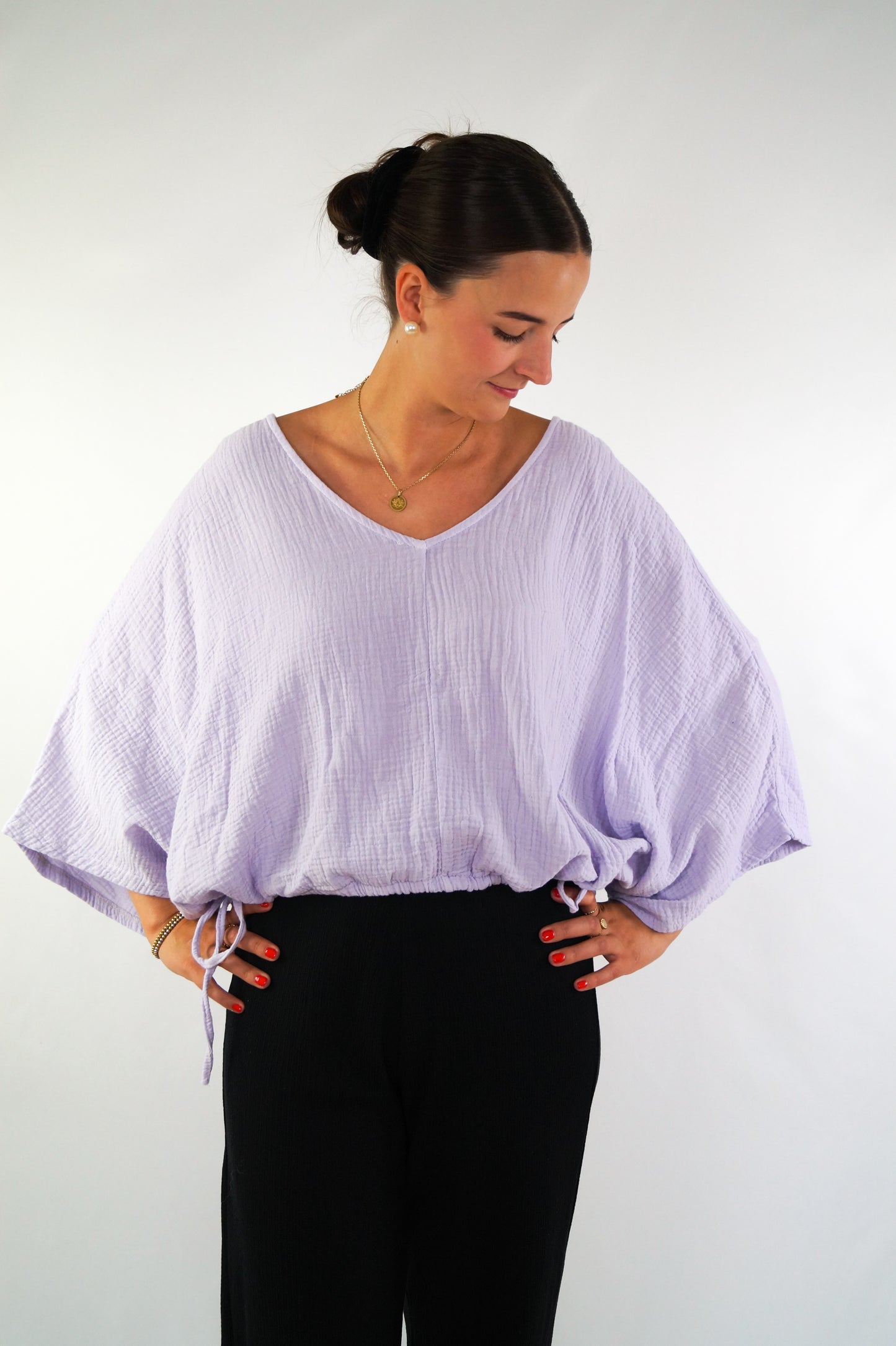 CLOUD LIGHT Musselin-Bluse
