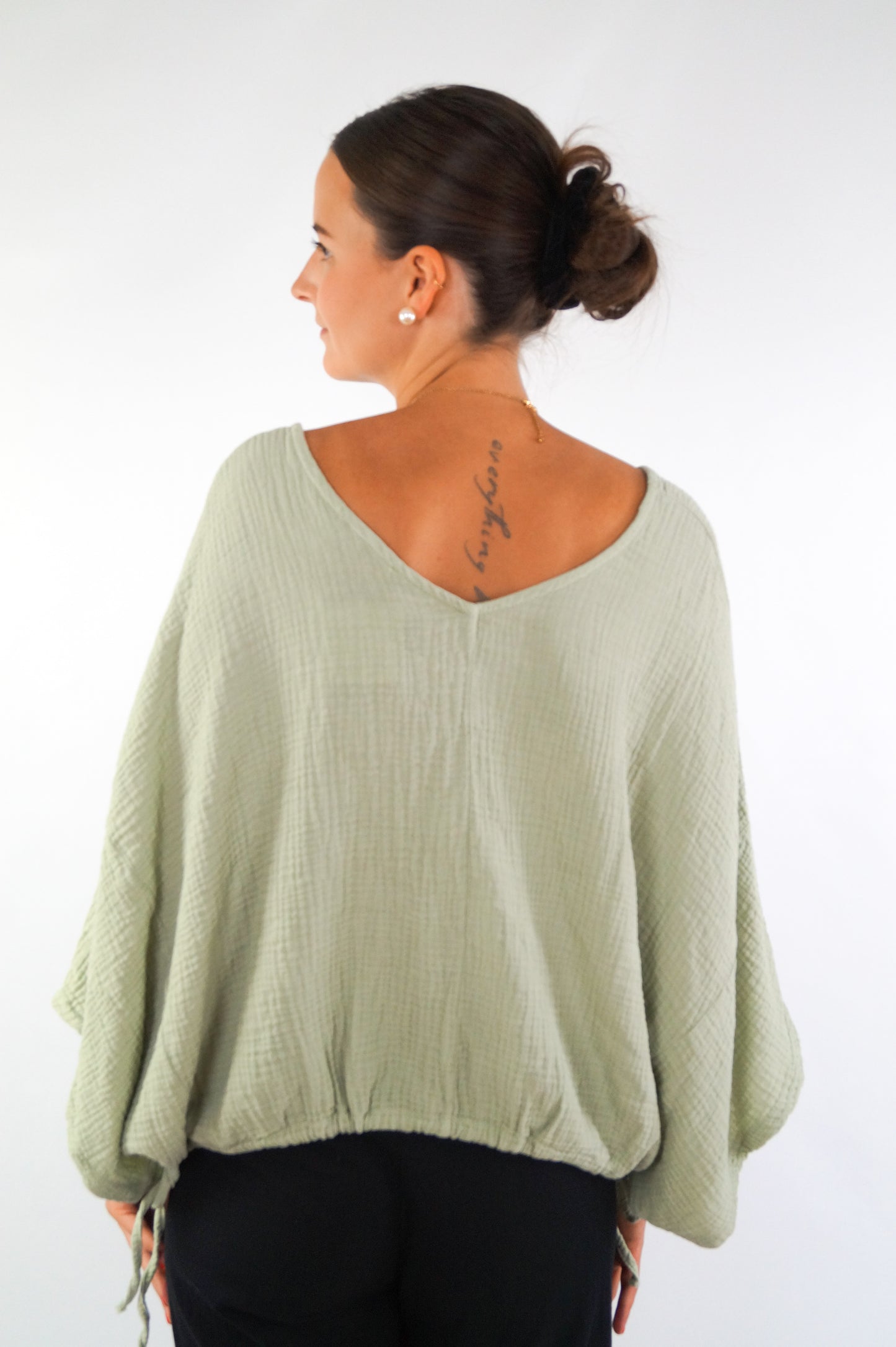 CLOUD LIGHT Musselin-Bluse